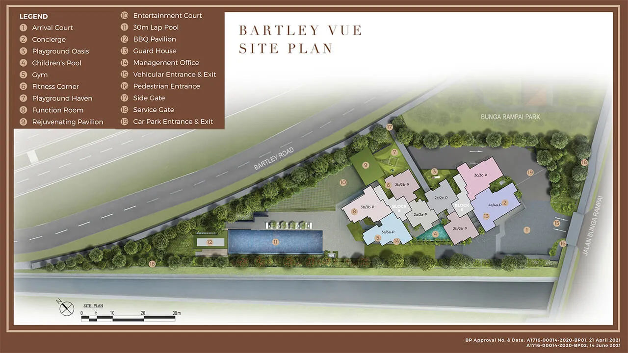 Bartley Vue Site Plan